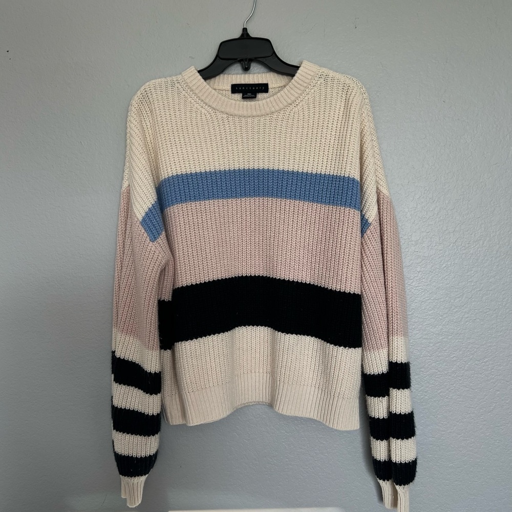 sanctuary knit oversized sweater size xxs